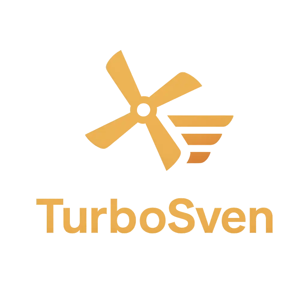 TurboSven Casino logo, windmolen icoon